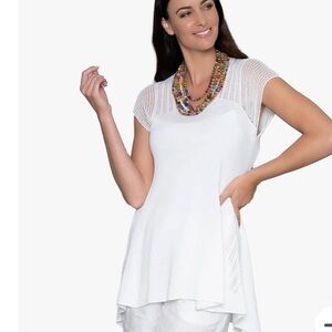 Stella Carakasi Final Touch Sweater 2X Soft White